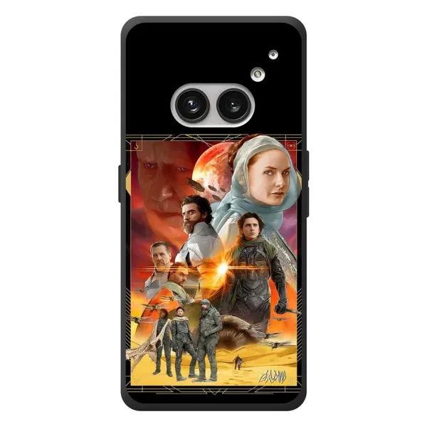 Чехол с рисунком «Д Ю Н А» для Nothing Phone (2a) Plus