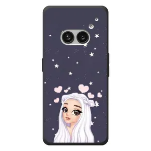 Чехол Стильные девушки на Nothing Phone (2a) Plus (Девушка и сердечки)