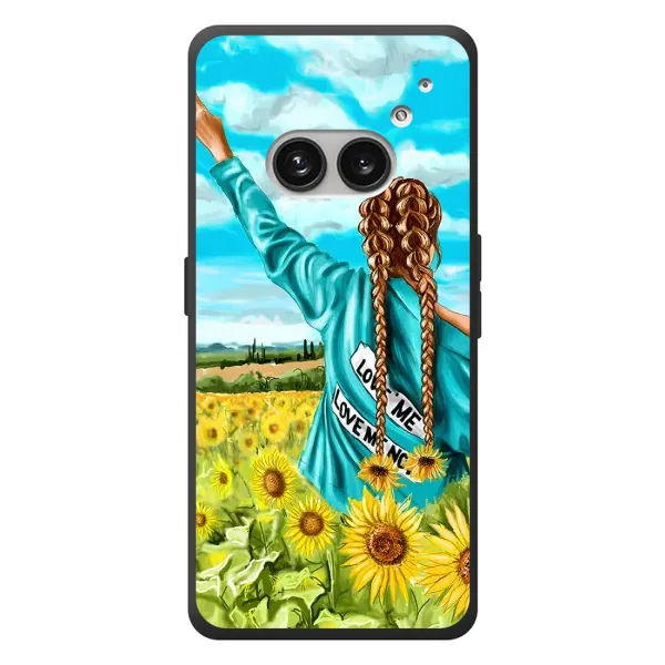 Чехол с рисунком «Девушка на поле» для Nothing Phone (2a) Plus Чехол с рисунком «Девушка на поле» для Nothing Phone (2a) Plus