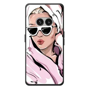 Чехол с картинкой Модные Девчонки Nothing Phone (2a) Plus (Девушка в халате)