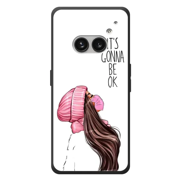 Чехол с рисунком «Девушка в маске» для Nothing Phone (2a) Plus Чехол с рисунком «Девушка в маске» для Nothing Phone (2a) Plus
