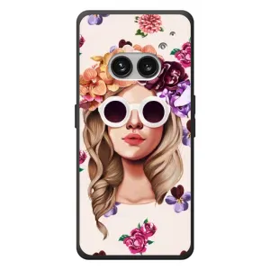 Чехол с картинкой Модные Девчонки Nothing Phone (2a) Plus (Девушка в очках)