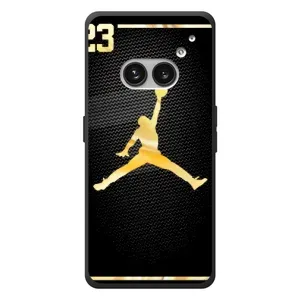 Силиконовый Чехол Nike Air Jordan на Nichts Telefon (2а) Plus (Джордан 23)