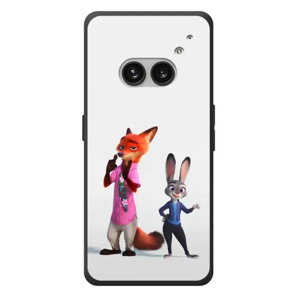 Чехол с рисунком «Джуди и Ник» для Nothing Phone (2a) Plus Чехол с рисунком «Джуди и Ник» для Nothing Phone (2a) Plus