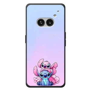 Чехол с рисунком Стич для Nothing Phone (2a) Plus (Энджл и Стич)