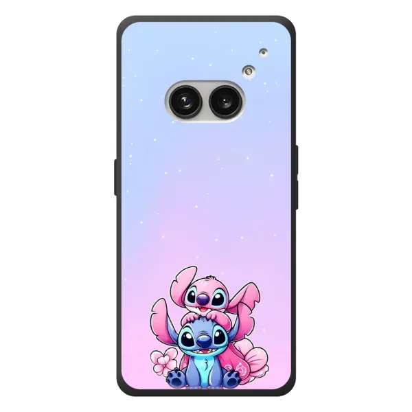 Чехол с рисунком «Энджл и Стич» для Nothing Phone (2a) Plus Чехол с рисунком «Энджл и Стич» для Nothing Phone (2a) Plus