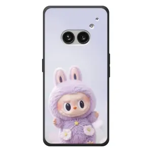 Чохол з принтом Лабубу для Nothing Phone (2a) Plus (Фіолетовий Лабубу)