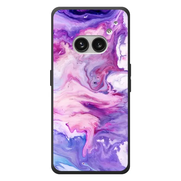 Чехол с рисунком «Фиолетовый мрамор» для Nothing Phone (2a) Plus Чехол с рисунком «Фиолетовый мрамор» для Nothing Phone (2a) Plus