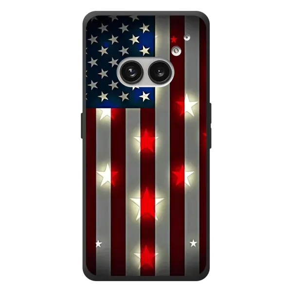Чехол с рисунком «Флаг США 2» для Nothing Phone (2a) Plus Чехол с рисунком «Флаг США 2» для Nothing Phone (2a) Plus