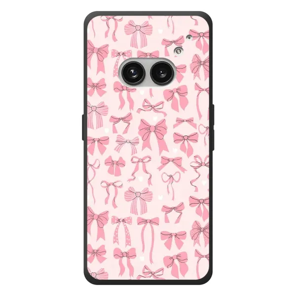 Чехол с рисунком «Фон бантики» для Nothing Phone (2a) Plus Чехол с рисунком «Фон бантики» для Nothing Phone (2a) Plus