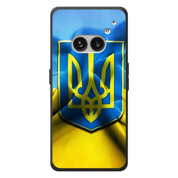 Чехол с рисунком «Герб и Флаг Украины» для Nothing Phone (2a) Plus Чехол с рисунком «Герб и Флаг Украины» для Nothing Phone (2a) Plus