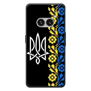 Силиконовый Чехол на Nothing Phone (2a) Plus (Герб и вышыванка)