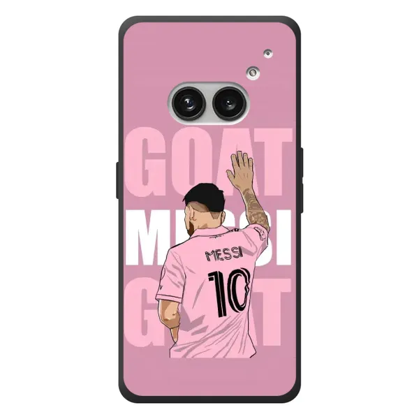 Чехол с рисунком «GOAT MESSI» для Nothing Phone (2a) Plus Чехол с рисунком «GOAT MESSI» для Nothing Phone (2a) Plus