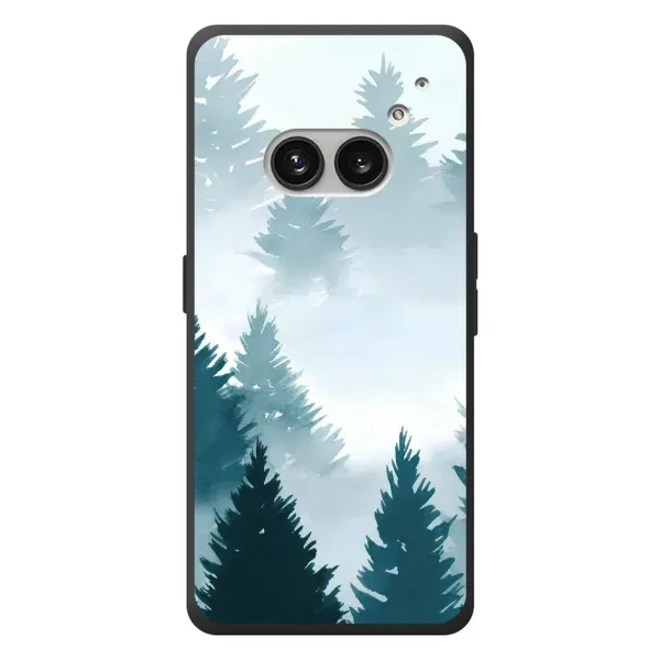 Чехол с рисунком «Горный лес» для Nothing Phone (2a) Plus Чехол с рисунком «Горный лес» для Nothing Phone (2a) Plus