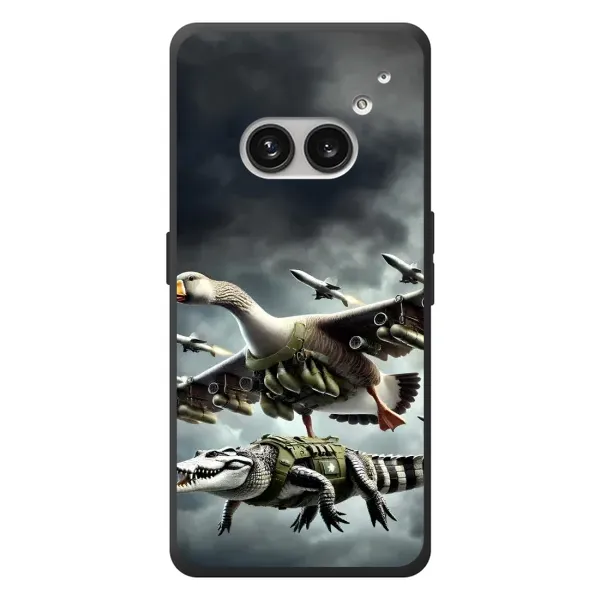 Чехол с рисунком «Гусини и крокодило» для Nothing Phone (2a) Plus Чехол с рисунком «Гусини и крокодило» для Nothing Phone (2a) Plus