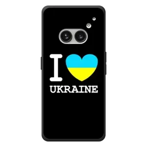 Чехол с Украинской символикой на Nichts Telefon (2а) Plus (I Love Ukraine)