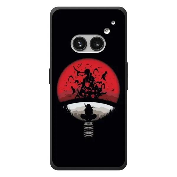Чехол с рисунком «Итачи на черном» для Nothing Phone (2a) Plus Чехол с рисунком «Итачи на черном» для Nothing Phone (2a) Plus