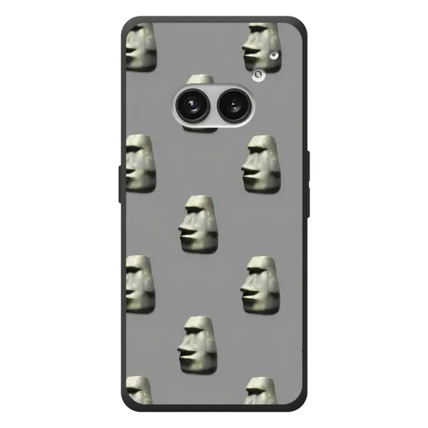 Чехол с рисунком «Каменное лицо» для Nothing Phone (2a) Plus Чехол с рисунком «Каменное лицо» для Nothing Phone (2a) Plus