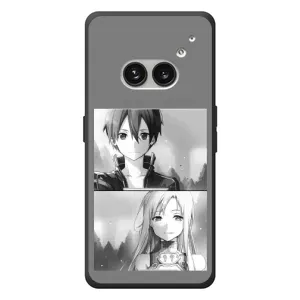 Чехол с персонажами АНИМЕ на Nothing Phone (2a) Plus (Кирито-Асуна)