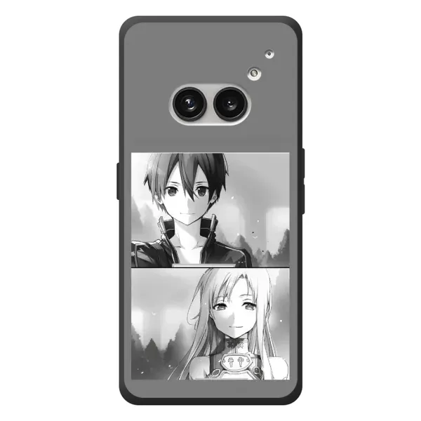 Чехол с рисунком «Кирито-Асуна» для Nothing Phone (2a) Plus Чехол с рисунком «Кирито-Асуна» для Nothing Phone (2a) Plus