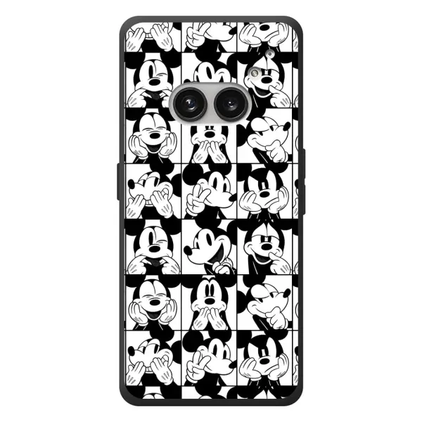 Чехол с рисунком «Коллаж Микки Маус» для Nothing Phone (2a) Plus Чехол с рисунком «Коллаж Микки Маус» для Nothing Phone (2a) Plus