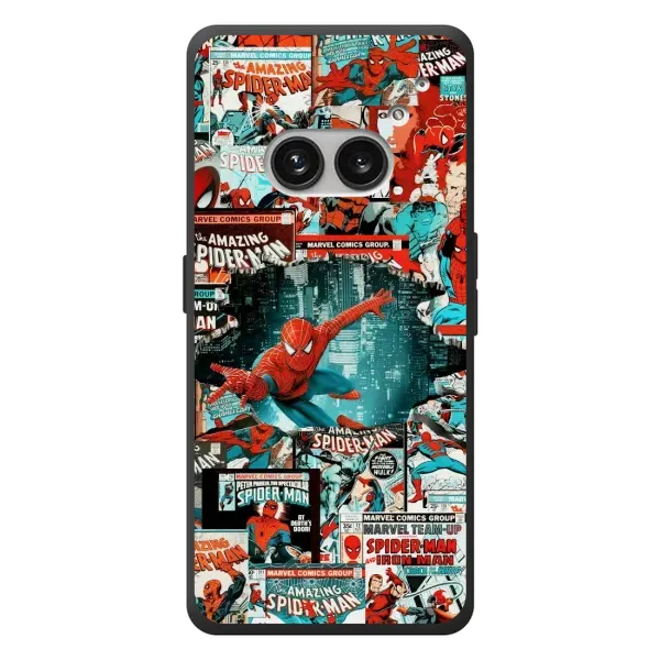 Чехол с рисунком «Комиксы Человек Паук» для Nothing Phone (2a) Plus Чехол с рисунком «Комиксы Человек Паук» для Nothing Phone (2a) Plus
