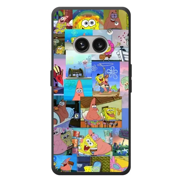 Чехол с рисунком «Комиксы Спанч Боб» для Nothing Phone (2a) Plus Чехол с рисунком «Комиксы Спанч Боб» для Nothing Phone (2a) Plus