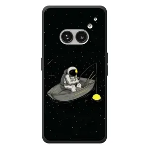 Силиконовый Чехол с принтом "Космонавты" на Nothing Phone (2a) Plus (Космонавт на рыбалке)