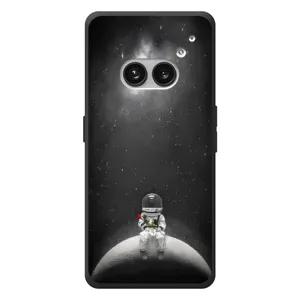 Силиконовый Чехол с принтом "Космонавты" на Nothing Phone (2a) Plus (Космонавт романтик)