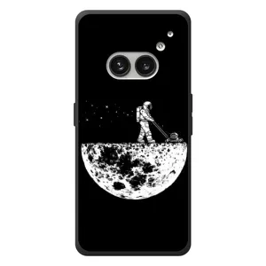 Силиконовый Чехол с принтом "Космонавты" на Nothing Phone (2a) Plus (Космонавт)