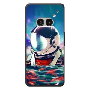 Силиконовый Чехол с принтом "Космонавты" на Nothing Phone (2a) Plus (Космонавт в воде)