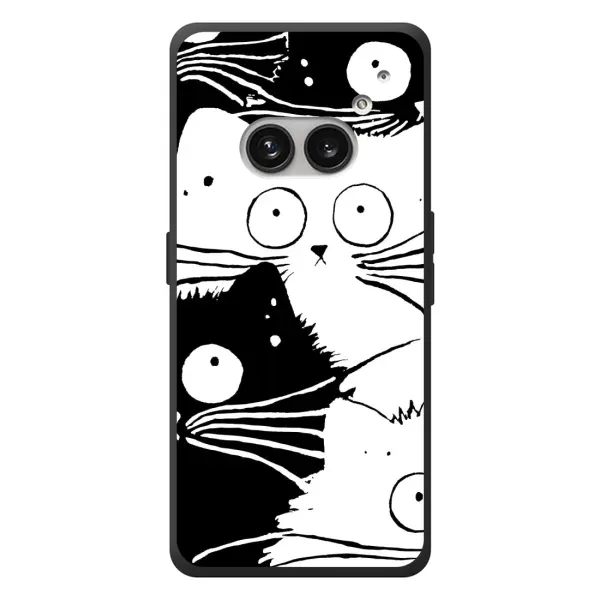 Чехол с рисунком «КОТИКИ» для Nothing Phone (2a) Plus Чехол с рисунком «КОТИКИ» для Nothing Phone (2a) Plus