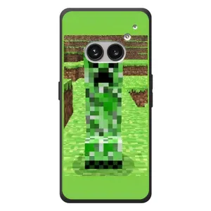 Чехлы для Nothing Phone (2a) Plus (Персонажи Майн Крафт) (Крипер 2)