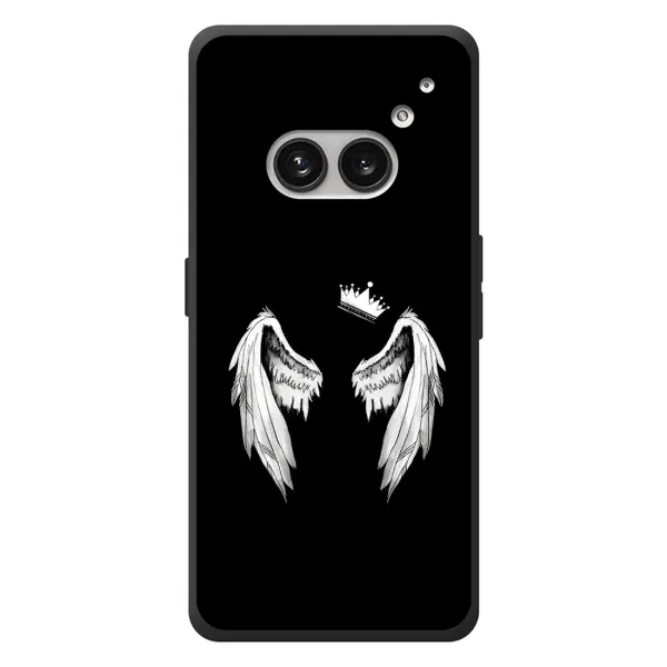 Чехол с рисунком «Крылья и корона» для Nothing Phone (2a) Plus Чехол с рисунком «Крылья и корона» для Nothing Phone (2a) Plus