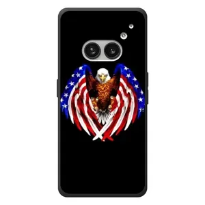 Чохол Прапор USA для Nothing Phone (2a) Plus (Крила США)