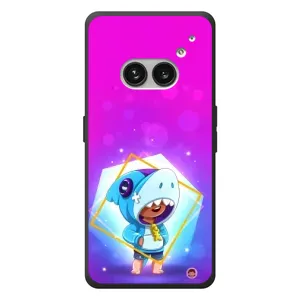 Чехол Бравл Старс для Nothing Phone (2a) Plus (Леон в костюме Акулы)