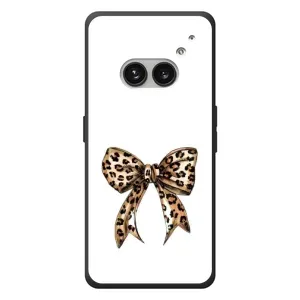 Чохол банти для Nothing Phone (2a) Plus (Леопардовий бант)