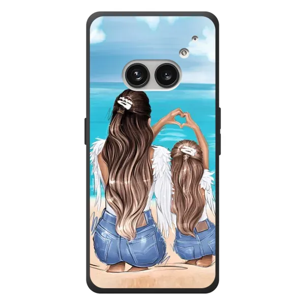 Чехол с рисунком «Мама и дочь» для Nothing Phone (2a) Plus Чехол с рисунком «Мама и дочь» для Nothing Phone (2a) Plus