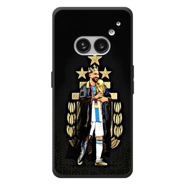 Чехол с рисунком «Месси король» для Nothing Phone (2a) Plus Чехол с рисунком «Месси король» для Nothing Phone (2a) Plus