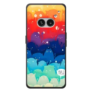 Силиконовый чехол с котиком для Nothing Phone (2a) Plus (Mew)