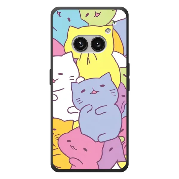 Чехол с рисунком «Милые котики» для Nothing Phone (2a) Plus Чехол с рисунком «Милые котики» для Nothing Phone (2a) Plus