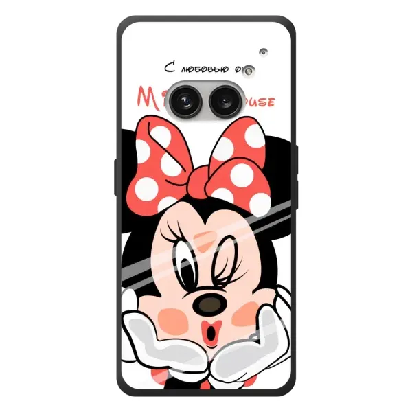 Чехол с рисунком «Minni Mouse» для Nothing Phone (2a) Plus Чехол с рисунком «Minni Mouse» для Nothing Phone (2a) Plus