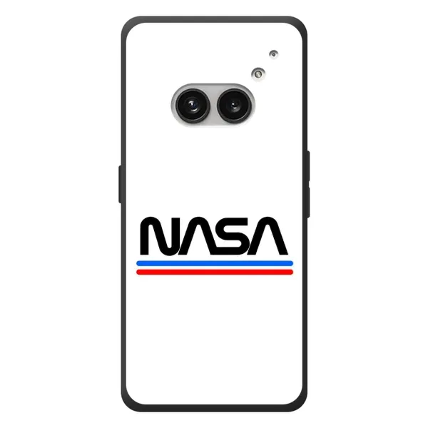 Чехол с рисунком «NASA на белом фоне» для Nothing Phone (2a) Plus Чехол с рисунком «NASA на белом фоне» для Nothing Phone (2a) Plus