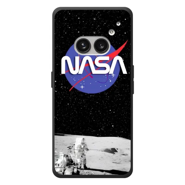 Чехол с рисунком «Nasa на луне» для Nothing Phone (2a) Plus Чехол с рисунком «Nasa на луне» для Nothing Phone (2a) Plus