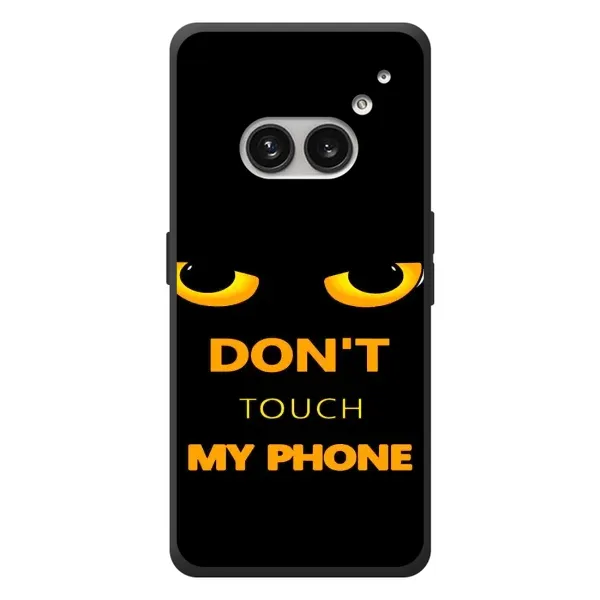 Чехол с рисунком «Не трогай мой телефон» для Nothing Phone (2a) Plus