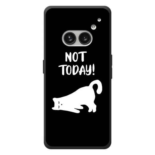 Чехол с рисунком «Not Today» для Nothing Phone (2a) Plus Чехол с рисунком «Not Today» для Nothing Phone (2a) Plus