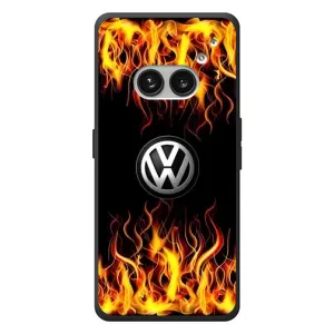 Чехол "Фольксваген" для Nothing Phone (2a) Plus (Огненный Лого)