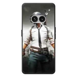 Силиконовый чехол с картинкой "Герой Pubg" на Nothing Phone (2a) Plus (Пабг)