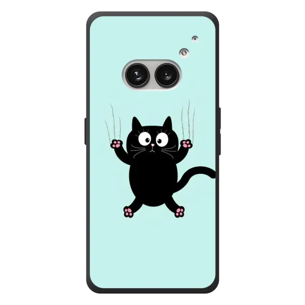 Чехол с рисунком «Падающий кот» для Nothing Phone (2a) Plus