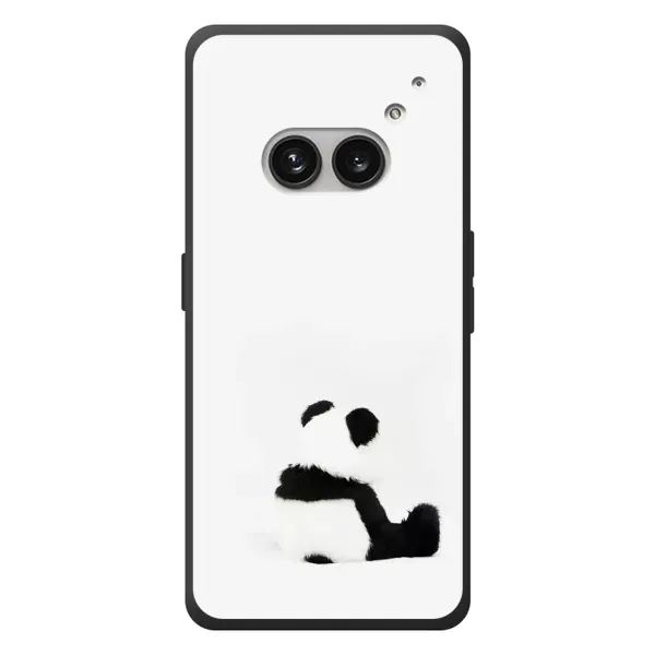 Чехол с рисунком «Панда обиделся» для Nothing Phone (2a) Plus